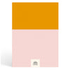 Papier Pink/Mustard Colorblock Dotted Notebook