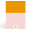 Papier Pink/Mustard Colorblock Travel Journal