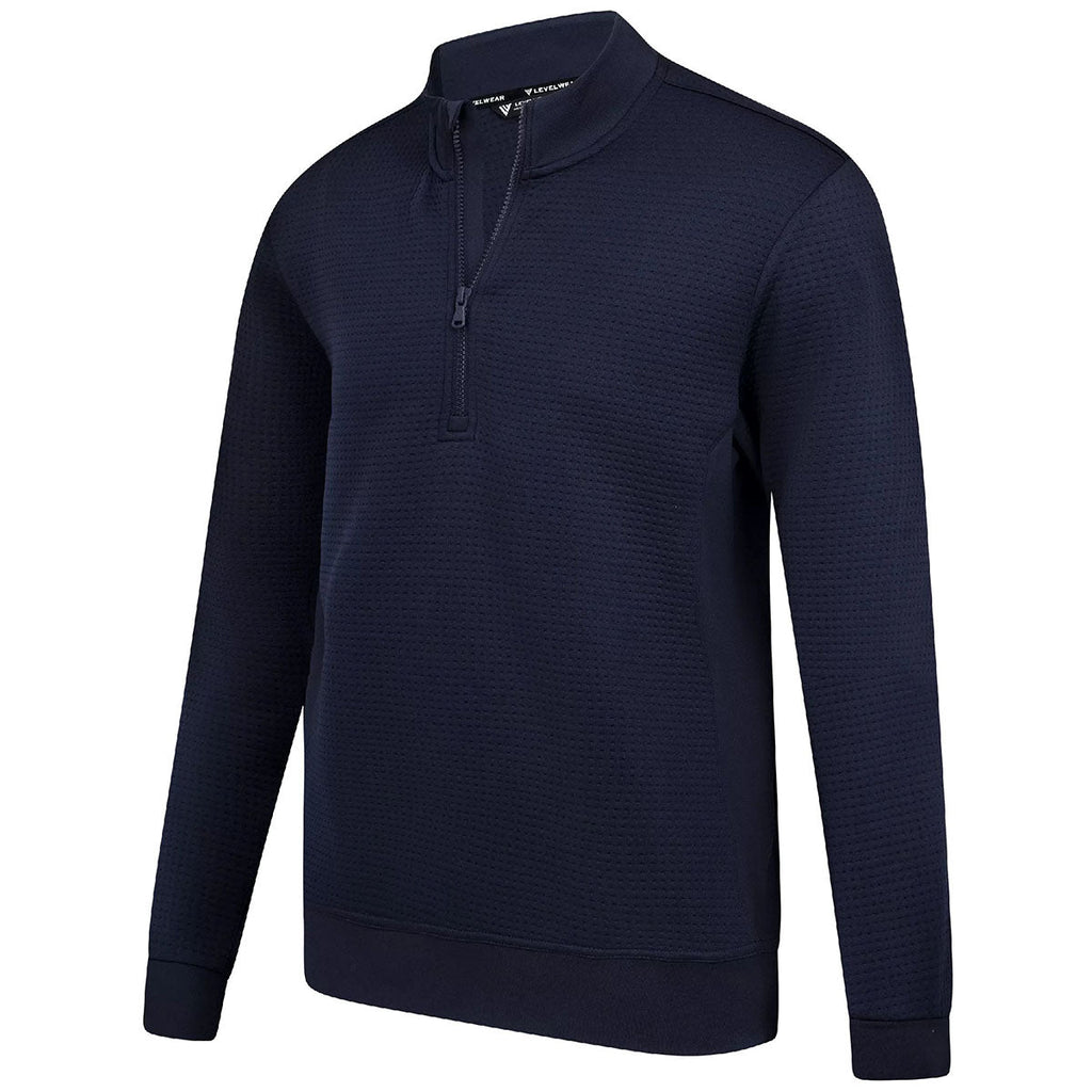 Levelwear Men's Navy Cushion Pullover