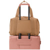 Dagne Dover Camel Landon Neoprene Carryall Bag - Large