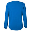 Devon & Jones Women's French Blue Raleigh Half-Placket Knit Top