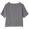 Devon & Jones Women's Graphite Perfect Fit Tie-Front Blouse