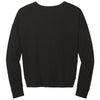 District Women's Black Perfect Tri Fleece V-Neck Sweatshirt