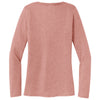 District Women's Blush Frost Perfect Tri Long Sleeve V-Neck Tee