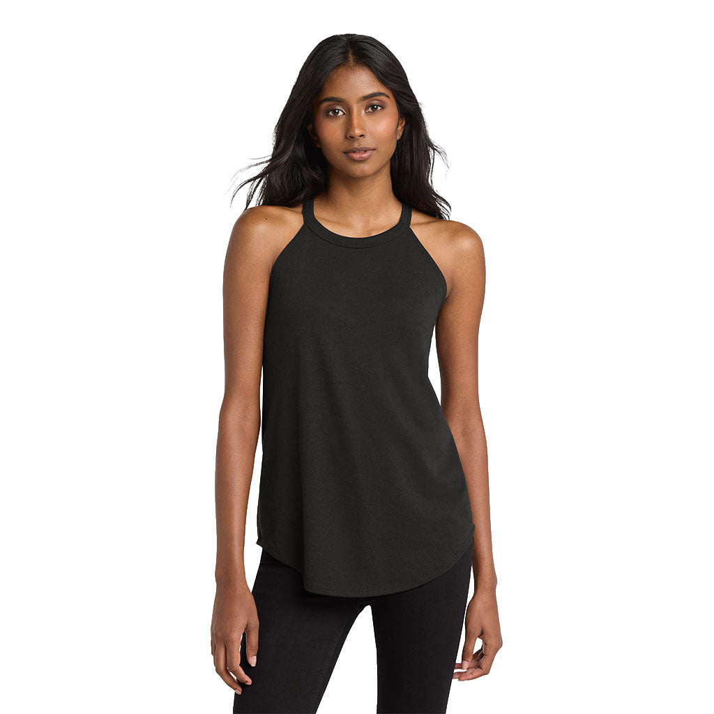 District Women's Black Perfect Tri Rocker Tank