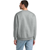 District Men's Light Heather Grey V.I.T. Heavyweight Fleece Crew