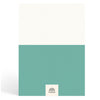 Papier Teal Demi Plain Notebook