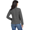 Eddie Bauer Women's Grey Steel Full-Zip Fleece Jacket