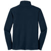 Eddie Bauer Men's Navy Full-Zip Microfleece Jacket