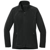 Eddie Bauer Women's Black Full-Zip Microfleece Jacket