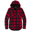 Eddie Bauer Women's Radish/Black Woodland Shirt Jac