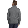 Eddie Bauer Men's Dark Grey Heather Sweater Fleece Full Zip