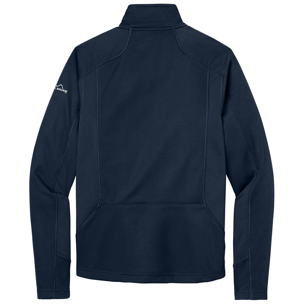 Eddie Bauer Men's River Blue Navy Trail Soft Shell Jacket