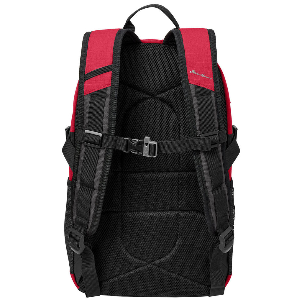 Eddie Bauer Radish/Grey Steel Ripstop Backpack