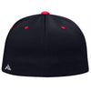 Pacific Headwear Navy/Red Premium P-Tec FlexFit Cap