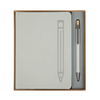 Logomark Grey Manhattan II Gift Set w/Magnetic Journal & Recycled Pen