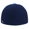 Pacific Headwear Navy/Columbia Blue Premium A/C2 Performance FlexFit Cap
