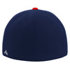 Pacific Headwear Navy/Red Premium A/C2 Performance FlexFit Cap