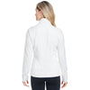 Fairway & Greene Women's White/Eclipse Wells Quarter-Zip Tech Pullover