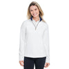Fairway & Greene Women's White/Eclipse Wells Quarter-Zip Tech Pullover