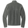 Port Authority Men's Grey Steel Camp Fleece Snap Pullover