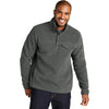 Port Authority Men's Grey Steel Camp Fleece Snap Pullover