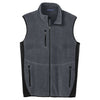 Port Authority Men's Charcoal Heather/Black R-Tek Pro Fleece Full-Zip Vest