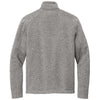Port Authority Men's Deep Smoke Heather Arc Sweater Fleece 1/4 Zip