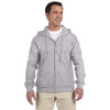 Gildan Men's Sport Grey DryBlend 9 oz. 50/50 Full Zip Hoodie