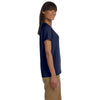 Gildan Women's Navy Ultra Cotton 6 oz. T-Shirt