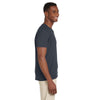 Gildan Men's Charcoal Softstyle 4.5 oz. V-Neck T-Shirt