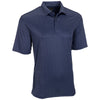 Greg Norman Men's Navy Microlux Cart Print Polo