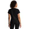 Grey's Anatomy Women's Black Two Pocket V-Neck Motivate Top