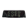 SnugZ White 8' Full-Color Drape Table Throw