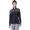 Levelwear Women's Black Classic Stripes Pullover