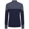 Levelwear Women's Navy Classic Stripes Pullover