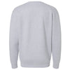 Independent Trading Co. Men's Grey Heather Heavyweight Crewneck Sweatshirt