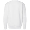 Independent Trading Co. Men's White Heavyweight Crewneck Sweatshirt