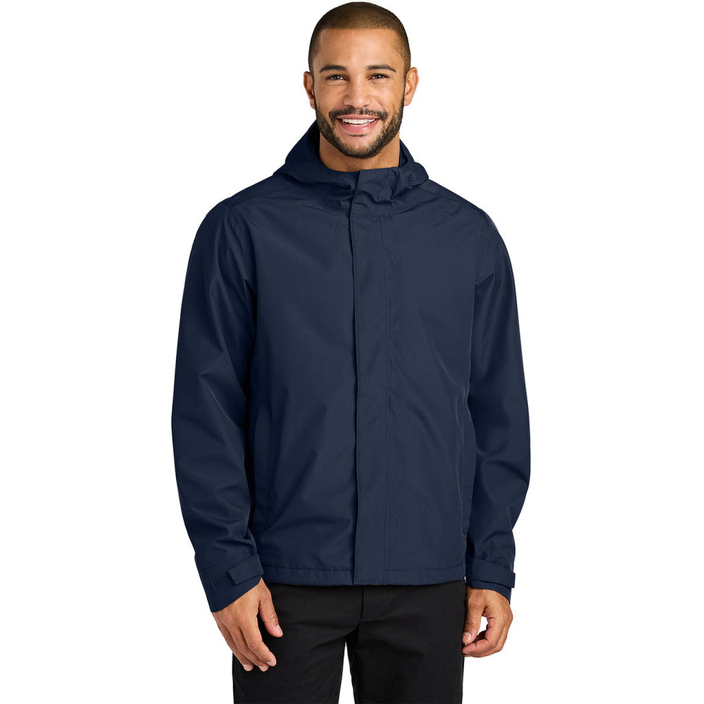 Port Authority Men's True Navy C-FREE Rain Jacket