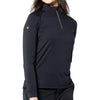 Levelwear Women's Black Kinetic Midlayer Pullover