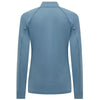 Levelwear Women's Mute Blue Kinetic Midlayer Pullover