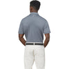 Johnnie-O Men's Heather Black Birdie Solid Jersey Performance Polo