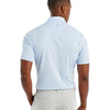 Johnnie-O Men's Gulf Blue Lyndonn Striped Jersey Performance Polo