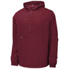 Sport-Tek Men's Maroon Packable Anorak