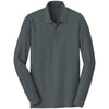 Port Authority Men's Graphite Long Sleeve Core Classic Pique Polo