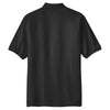 Port Authority Men's Black Silk Touch Polo with Pocket