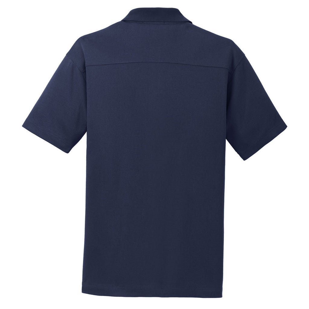 Port Authority Men's True Navy Rapid Dry Mesh Polo