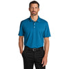 Port Authority Men's Imperial Blue Dry Zone Stain-Release Grid Polo