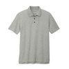 Port Authority Men's Deep Smoke Heather Cotton Blend Pique Polo