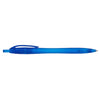 Bullet Translucent Blue Cougar Retractable Ballpoint Pen